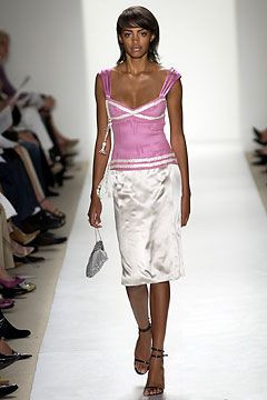 Badgley Mischka fashion show for Spring/Summer 2004