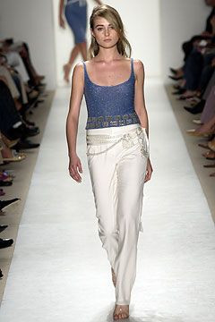 Badgley Mischka fashion show for Spring/Summer 2004