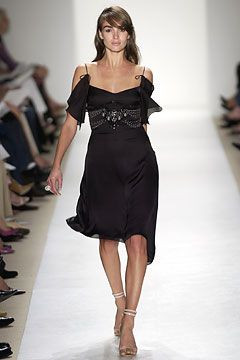 Badgley Mischka fashion show for Spring/Summer 2004