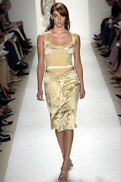 Badgley Mischka fashion show for Spring/Summer 2004