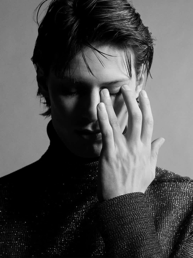 Ayuol Manyok featured in  the Toni Maticevski advertisement for Pre-Fall 2025