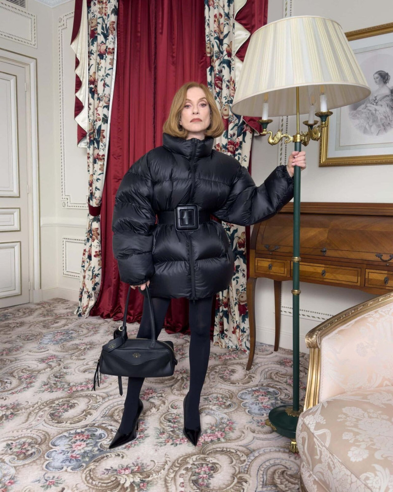 Claudia Schiffer featured in  the Balenciaga advertisement for Winter 2025