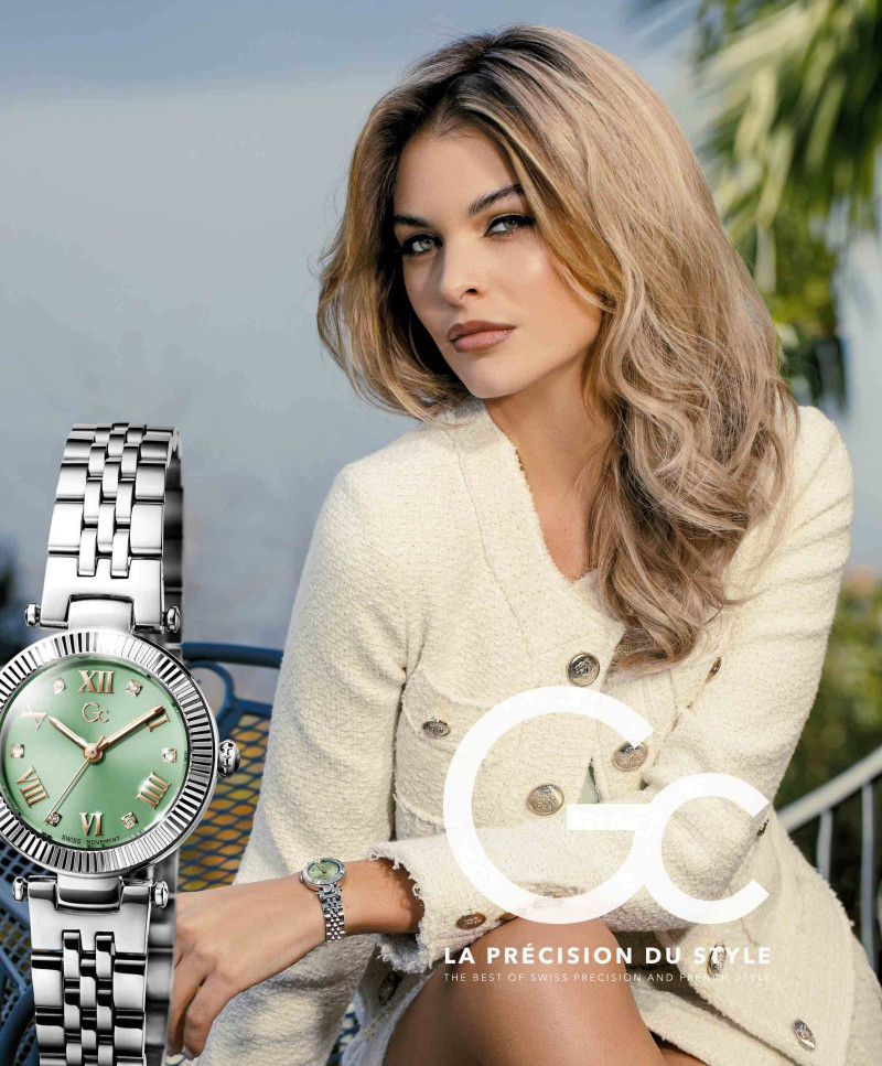 Seyla Brigitte Zanon featured in  the Gc Watches advertisement for Spring/Summer 2025