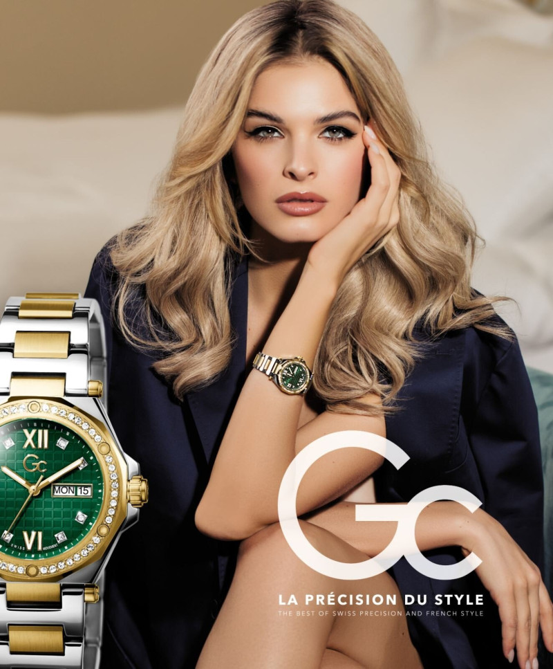 Seyla Brigitte Zanon featured in  the Gc Watches advertisement for Spring/Summer 2025