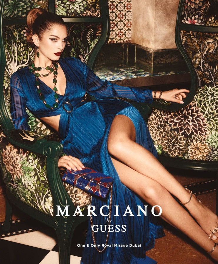 Seyla Brigitte Zanon featured in  the Guess by Marciano advertisement for Spring/Summer 2025