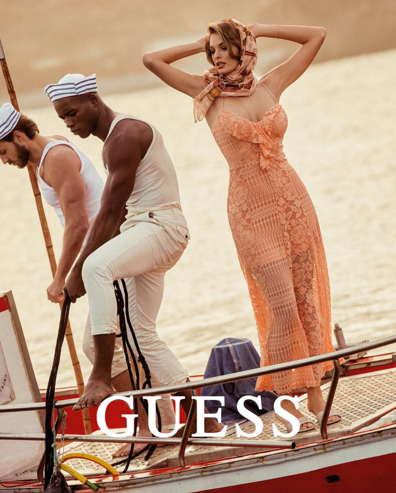 Seyla Brigitte Zanon featured in  the Guess advertisement for Summer 2023