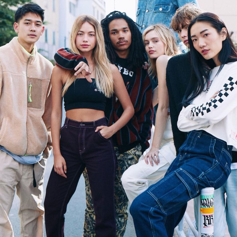 Ella Ayalon featured in  the PacSun advertisement for Spring/Summer 2021