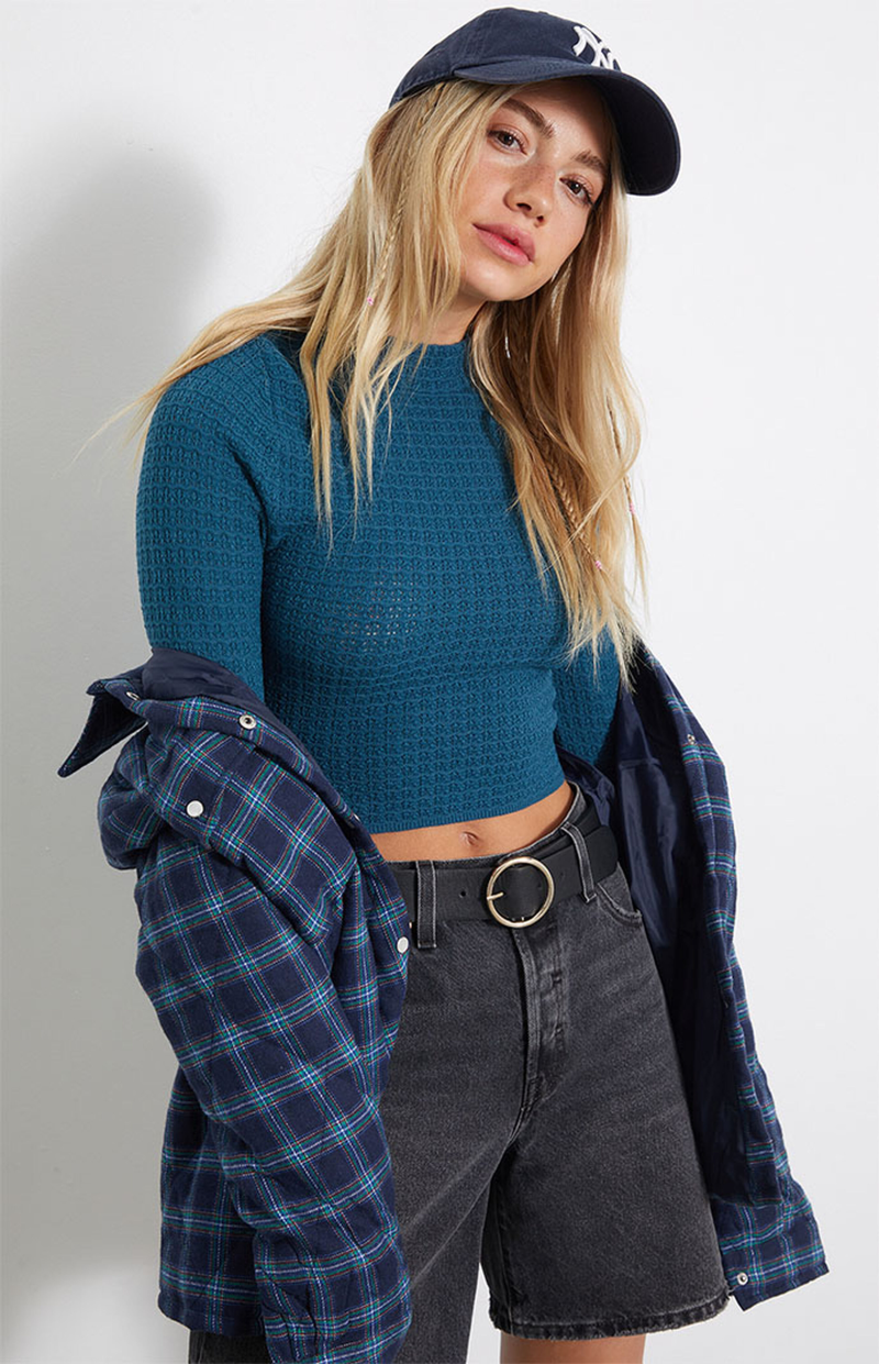Ella Ayalon featured in  the PacSun catalogue for Winter 2022