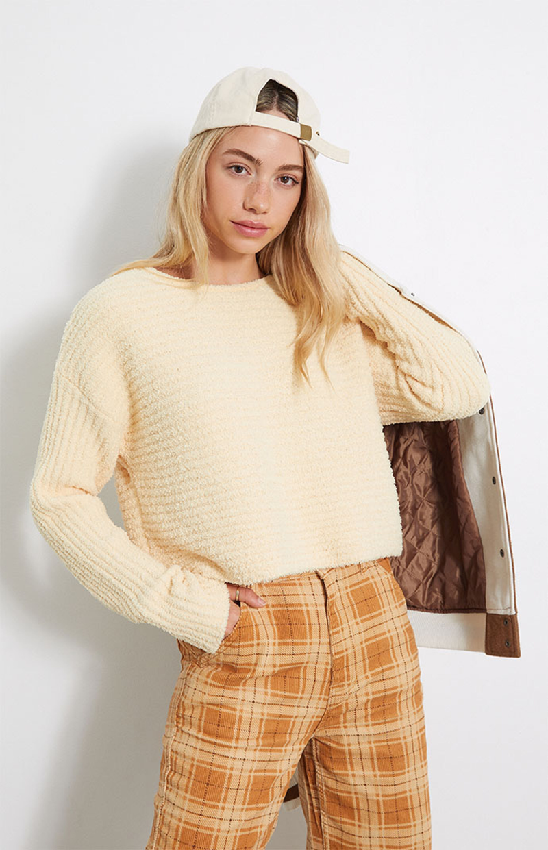 Ella Ayalon featured in  the PacSun catalogue for Winter 2022