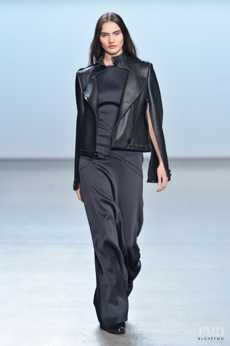 Natalia Bieganska featured in  the Sally LaPointe fashion show for Spring/Summer 2015