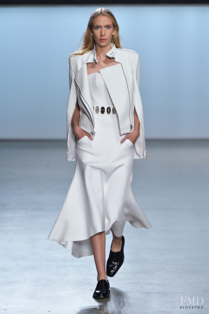 Hildie Gifstad featured in  the Sally LaPointe fashion show for Spring/Summer 2015