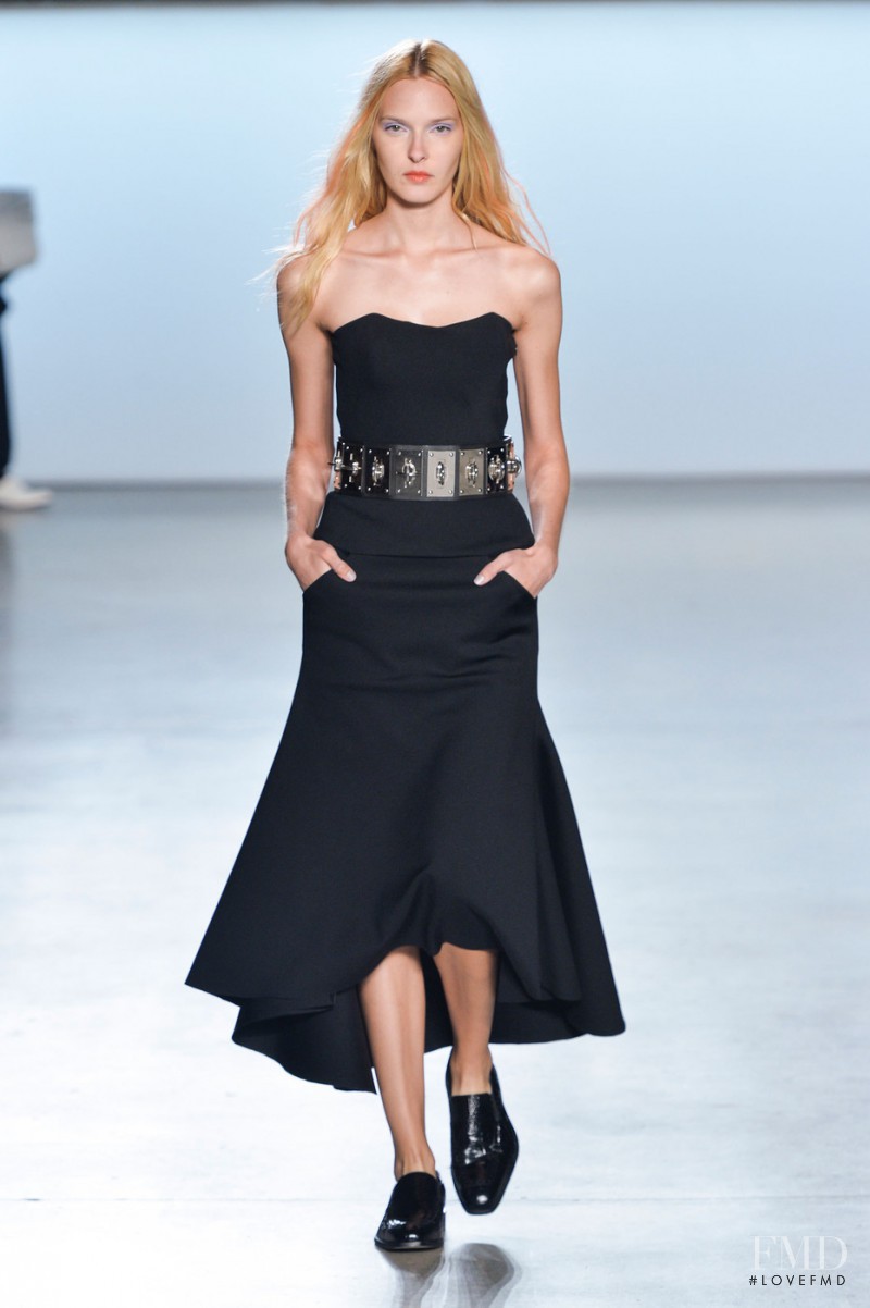 Santa Urbane featured in  the Sally LaPointe fashion show for Spring/Summer 2015