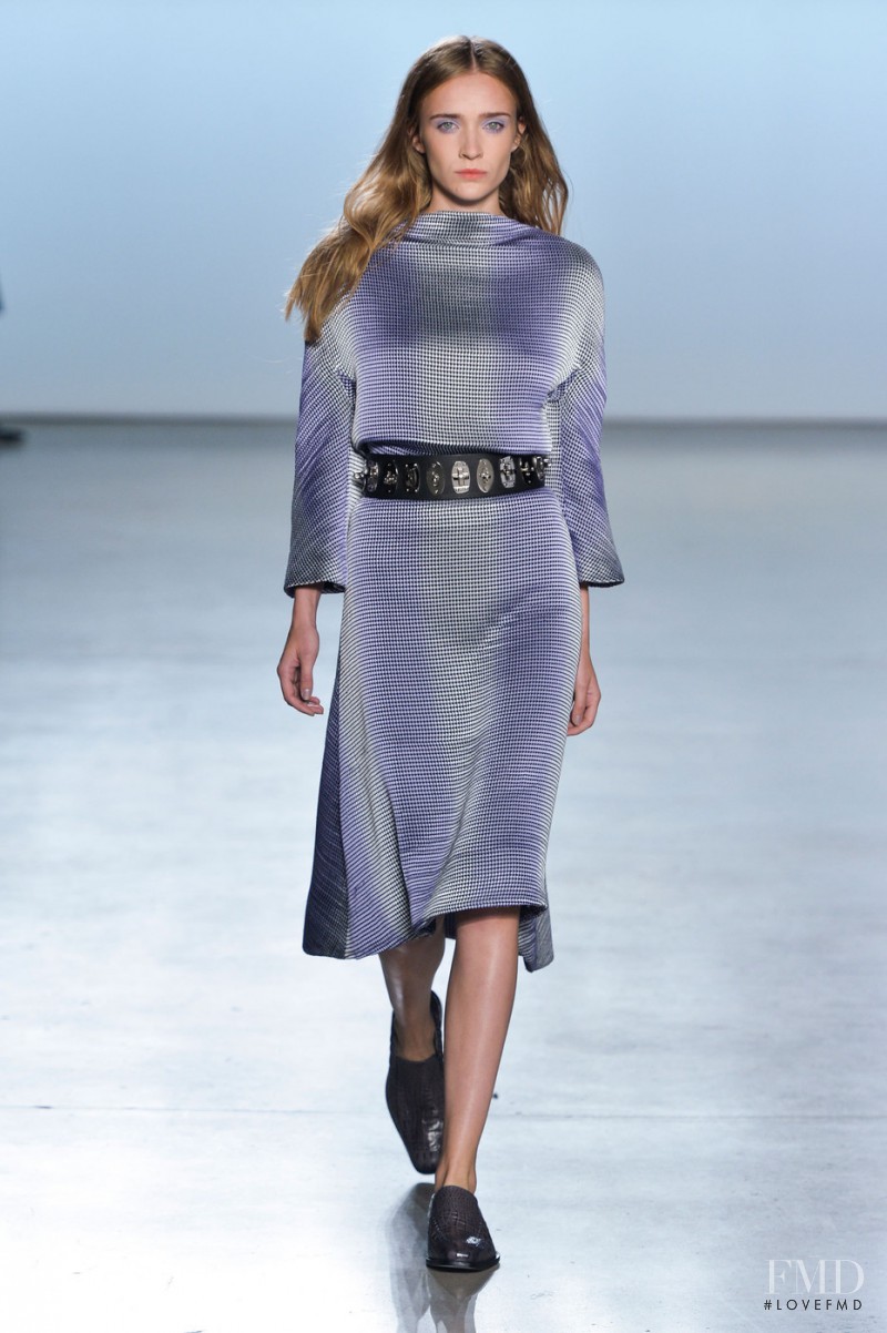 Lynn Palm featured in  the Sally LaPointe fashion show for Spring/Summer 2015