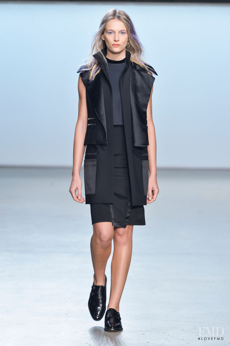 Regina Krilow featured in  the Sally LaPointe fashion show for Spring/Summer 2015