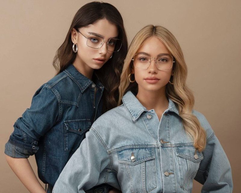 Ella Ayalon featured in  the Opticana advertisement for Spring/Summer 2021