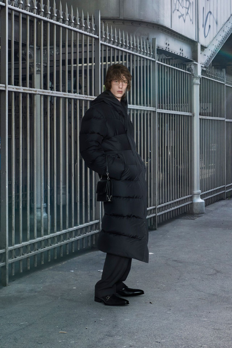 Agel Akol featured in  the Balenciaga advertisement for Autumn/Winter 2025