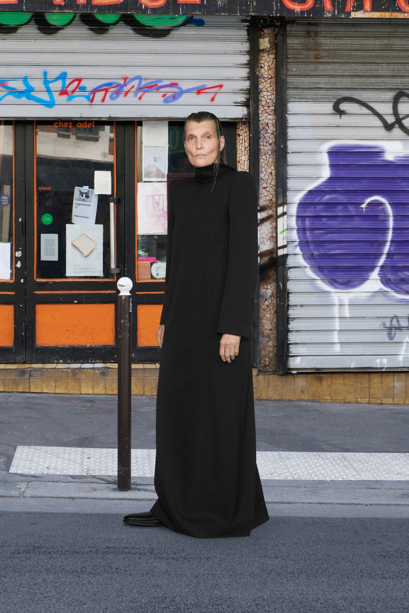 Agel Akol featured in  the Balenciaga advertisement for Autumn/Winter 2025