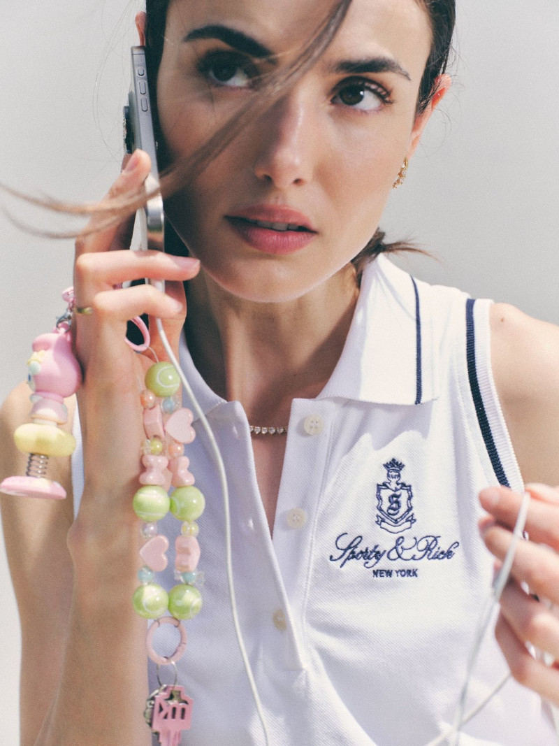 Sporty & Rich tennis drop 2025 advertisement for Pre-Fall 2025