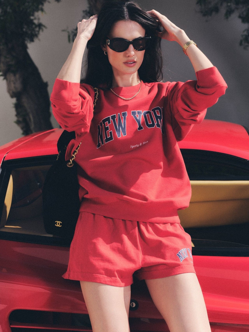 Sporty & Rich tennis drop 2025 advertisement for Pre-Fall 2025