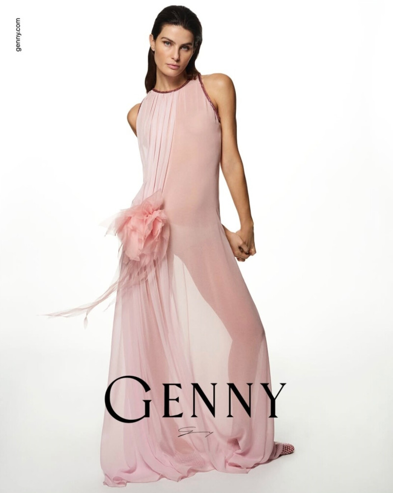 Isabeli Fontana featured in  the Genny advertisement for Spring/Summer 2025