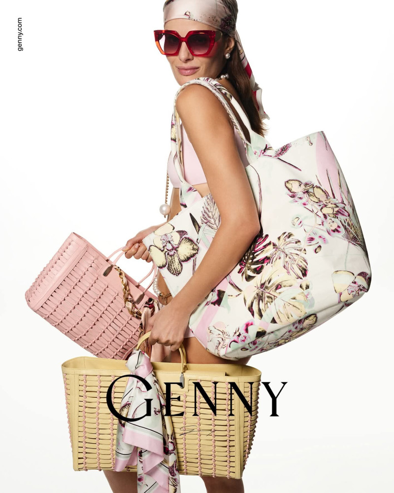 Isabeli Fontana featured in  the Genny advertisement for Spring/Summer 2025