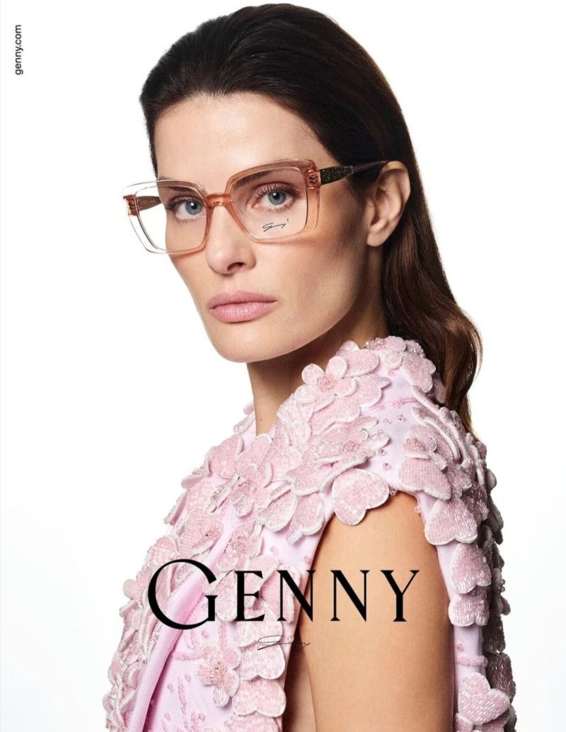 Isabeli Fontana featured in  the Genny advertisement for Spring/Summer 2025