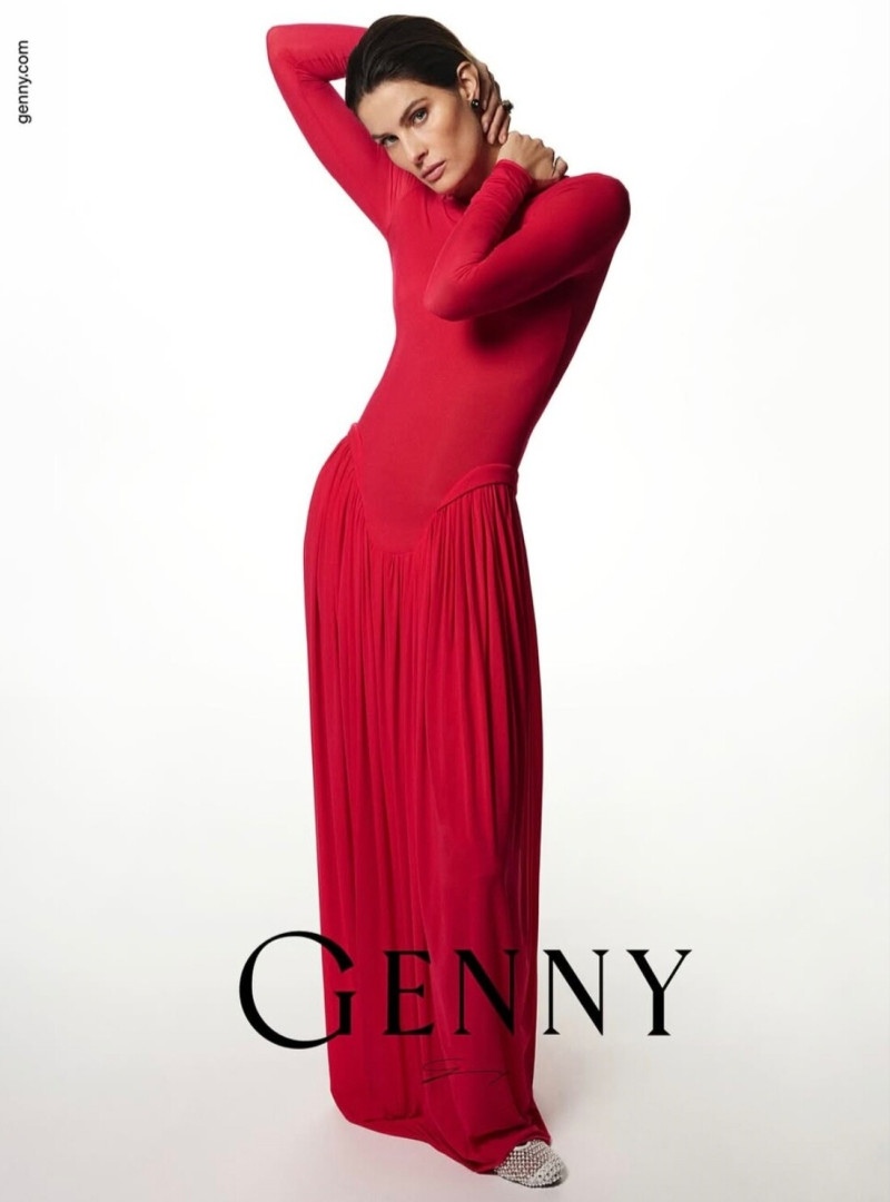 Isabeli Fontana featured in  the Genny advertisement for Spring/Summer 2025