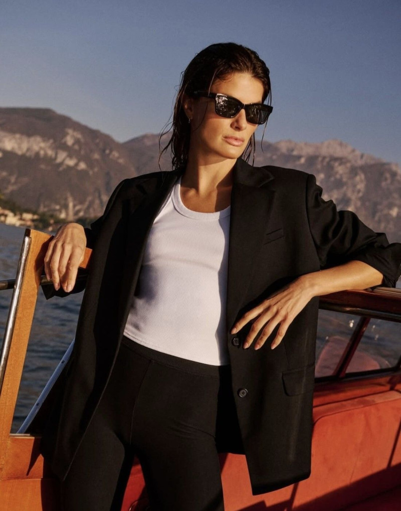 Isabeli Fontana featured in  the Alo Yoga advertisement for Spring/Summer 2025
