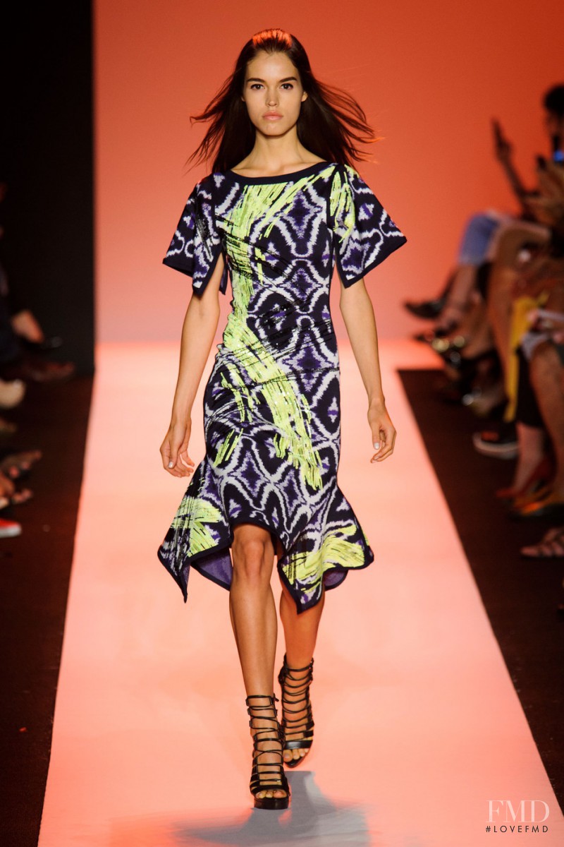 Britt Bergmeister featured in  the Herve Leger fashion show for Spring/Summer 2015