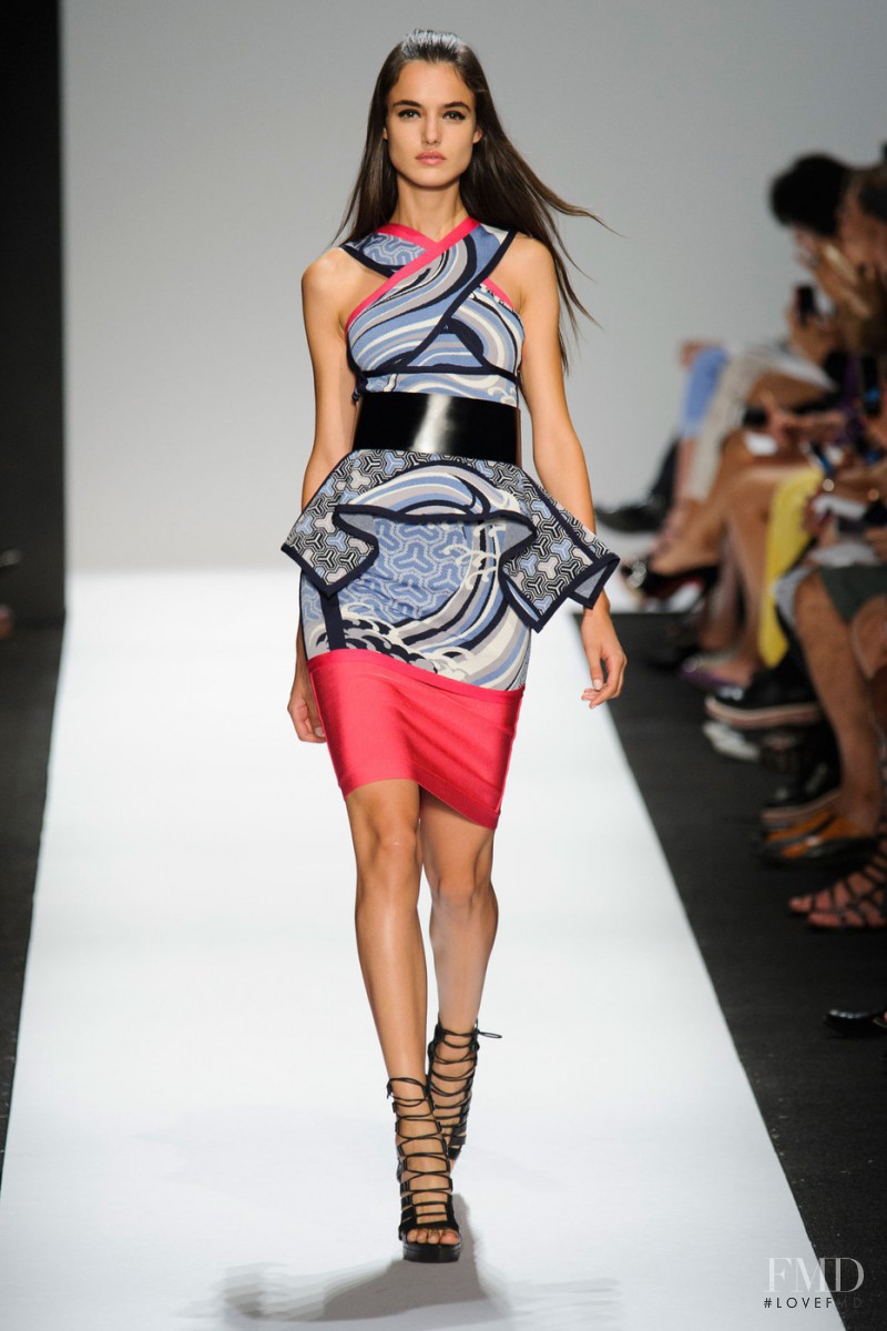 Blanca Padilla featured in  the Herve Leger fashion show for Spring/Summer 2015