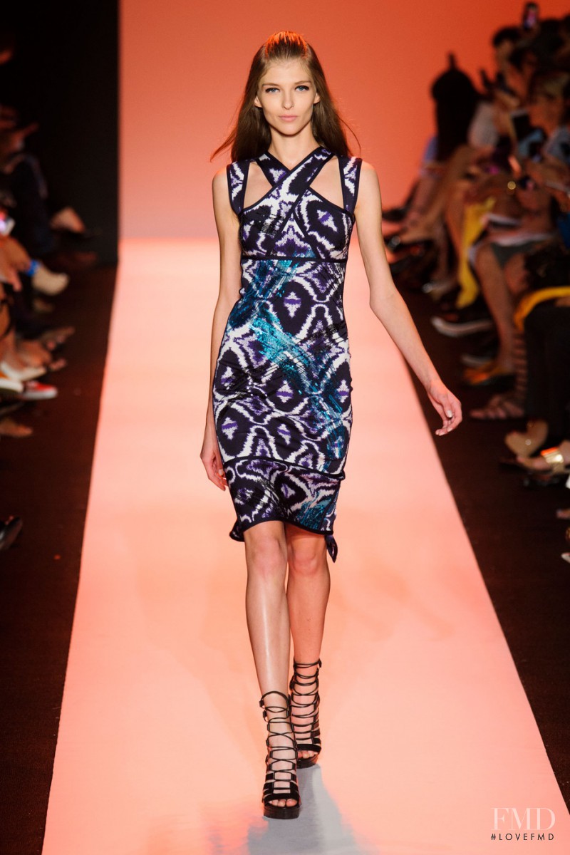Anastasia Lagune featured in  the Herve Leger fashion show for Spring/Summer 2015
