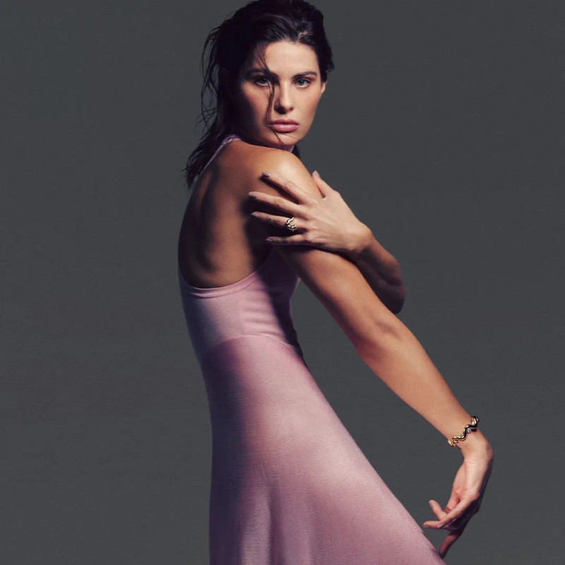 Isabeli Fontana featured in  the Amsterdam Sauer advertisement for Autumn/Winter 2024