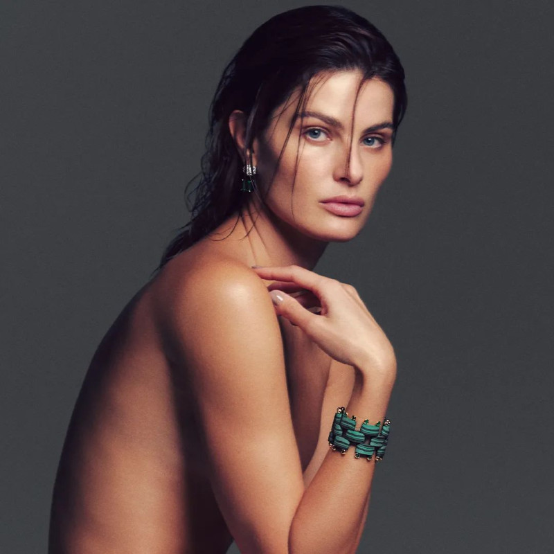 Isabeli Fontana featured in  the Amsterdam Sauer advertisement for Autumn/Winter 2024