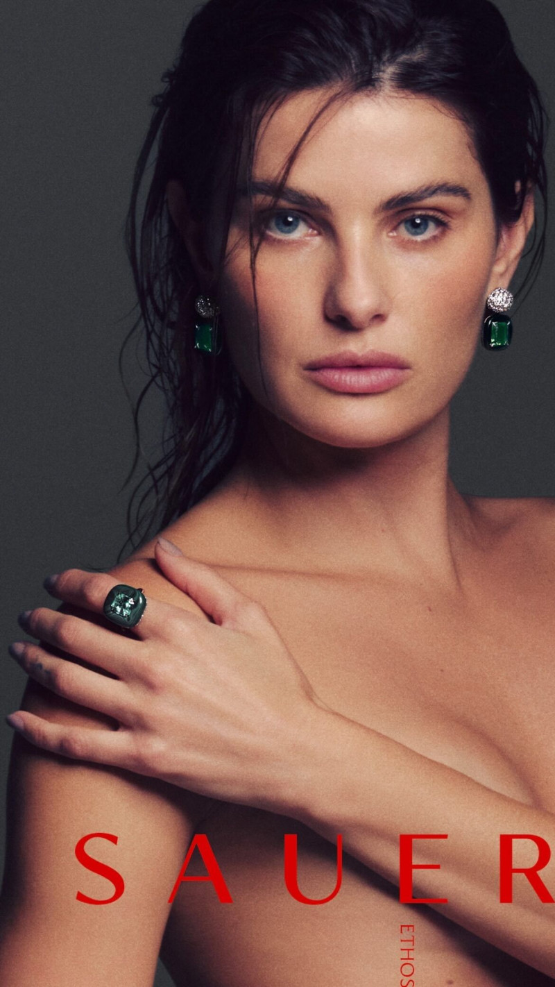 Isabeli Fontana featured in  the Amsterdam Sauer advertisement for Autumn/Winter 2024