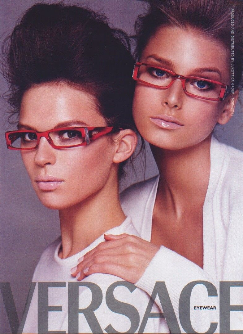 Versace Eyewear advertisement for Autumn/Winter 2004