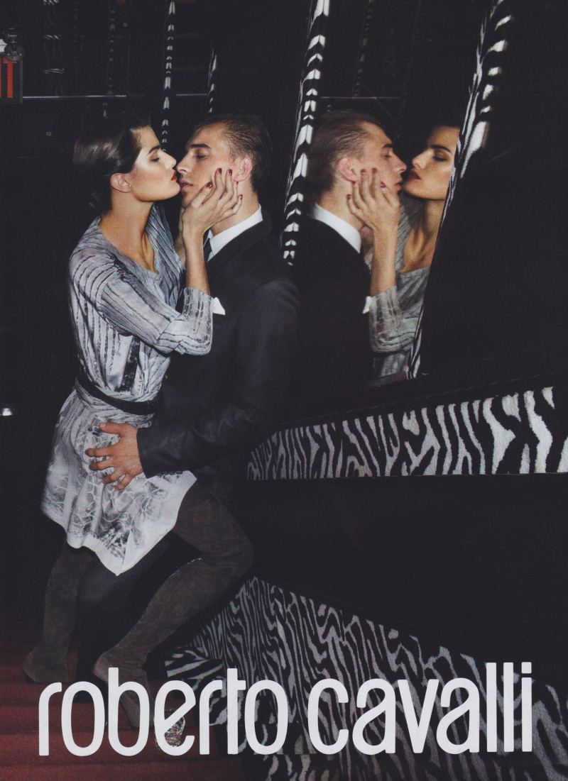 Isabeli Fontana featured in  the Roberto Cavalli advertisement for Autumn/Winter 2009