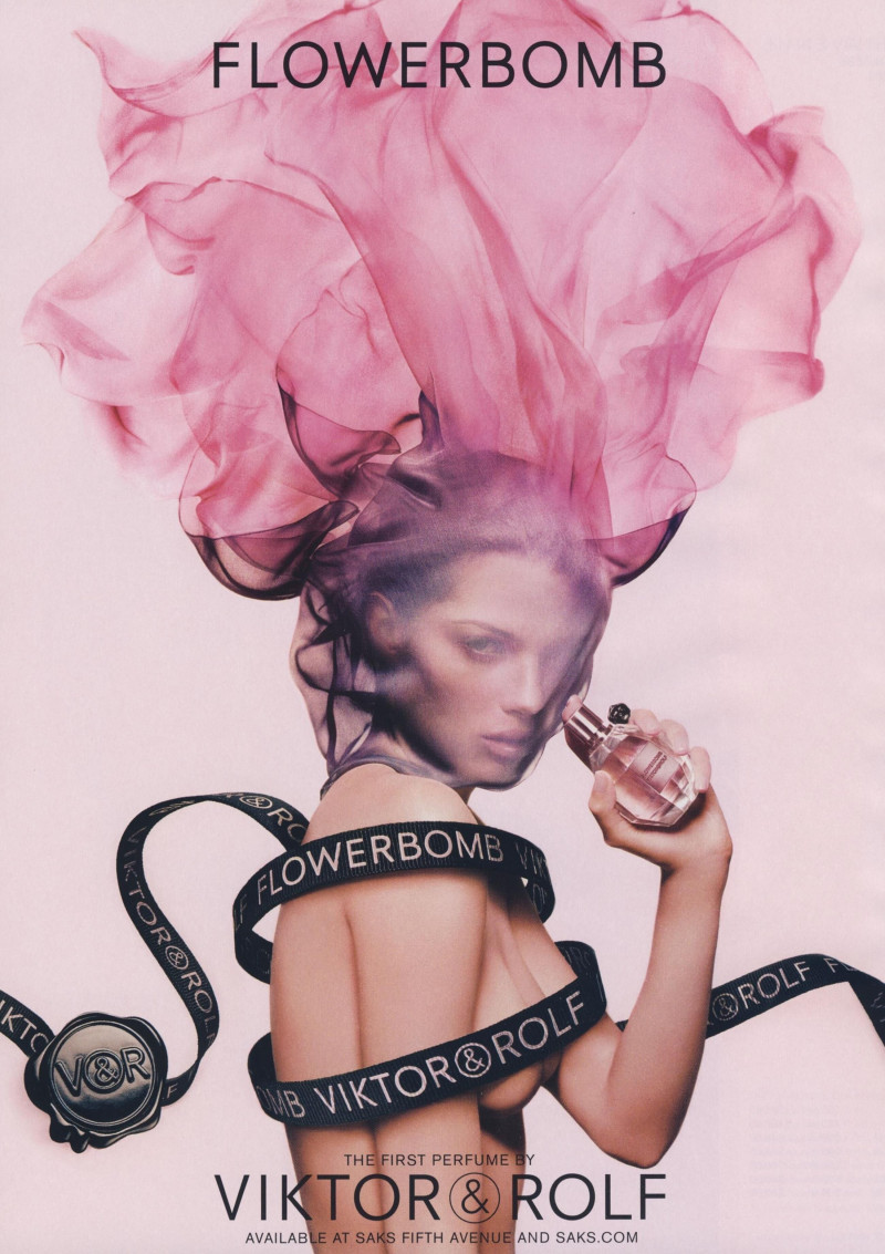 Isabeli Fontana featured in  the Viktor & Rolf Fragrance Flowerbomb advertisement for Spring/Summer 2009