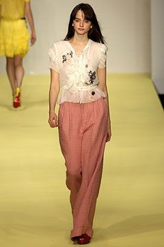 Clements Ribeiro fashion show for Spring/Summer 2004