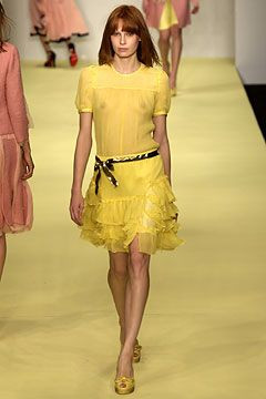 Clements Ribeiro fashion show for Spring/Summer 2004