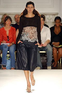 Emma Cook fashion show for Spring/Summer 2004