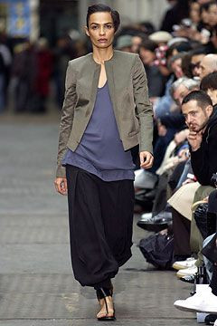 Haider Ackermann fashion show for Spring/Summer 2004