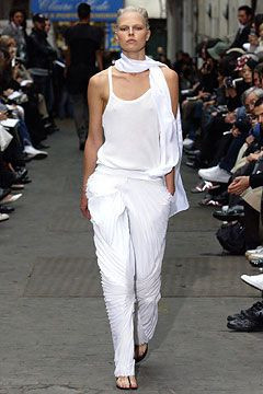 Haider Ackermann fashion show for Spring/Summer 2004