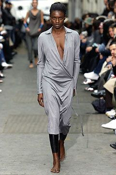 Haider Ackermann fashion show for Spring/Summer 2004