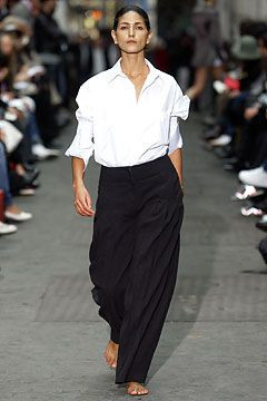 Haider Ackermann fashion show for Spring/Summer 2004