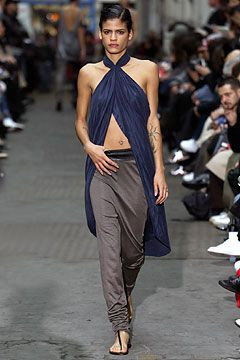 Haider Ackermann fashion show for Spring/Summer 2004