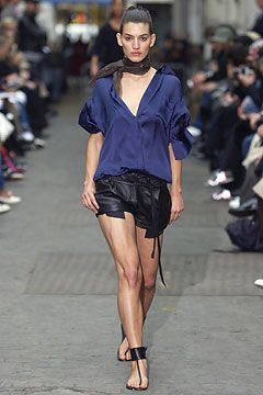 Haider Ackermann fashion show for Spring/Summer 2004