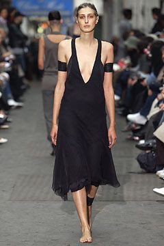 Haider Ackermann fashion show for Spring/Summer 2004