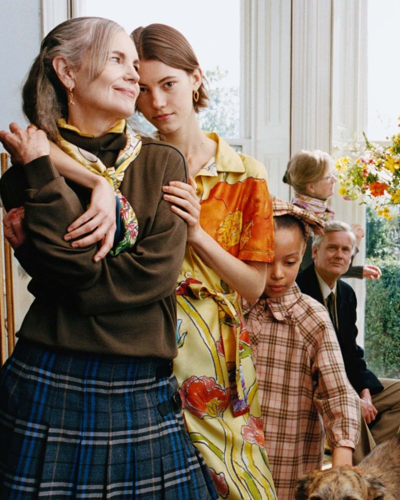 Burberry x highgrove advertisement for Pre-Fall 2025