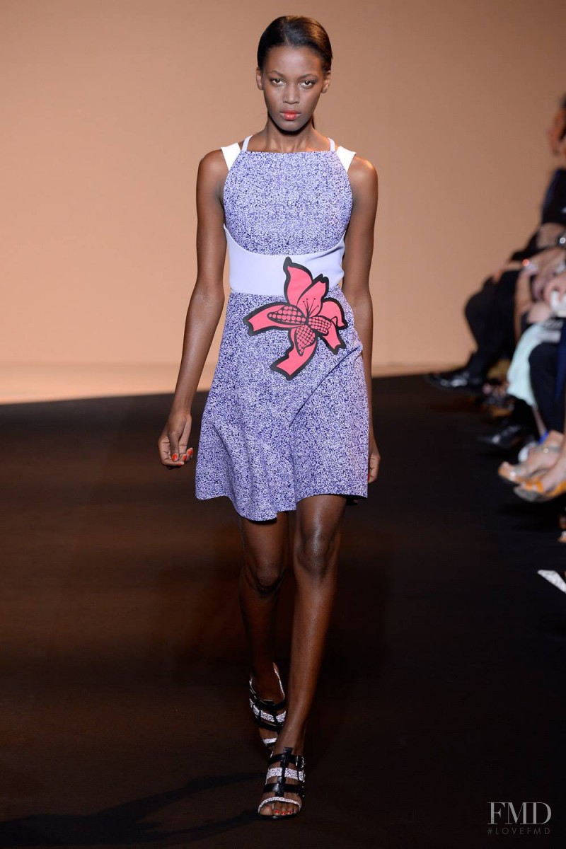 Kai Newman featured in  the Roland Mouret fashion show for Spring/Summer 2015