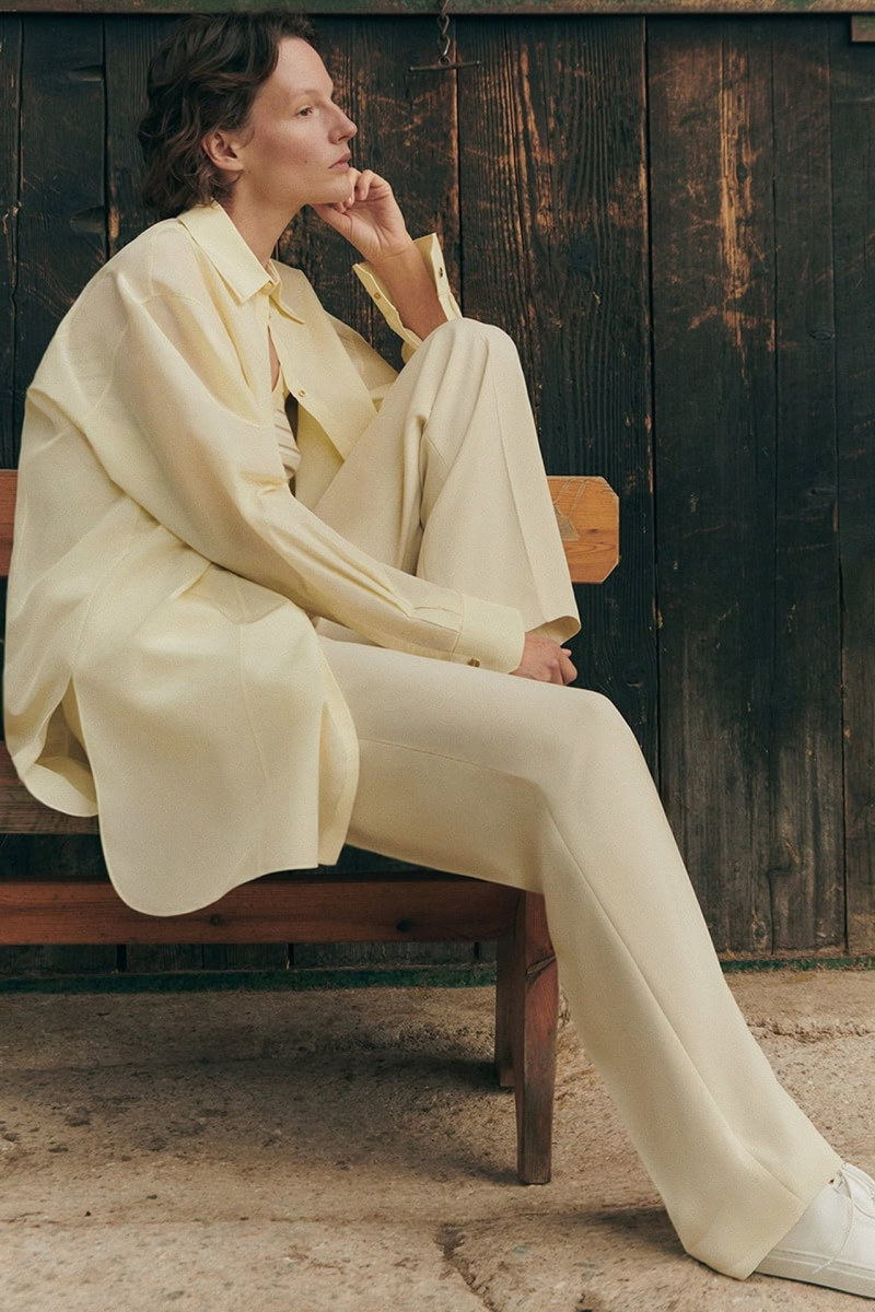 Sara Blomqvist featured in  the Giada ss25 leisure advertisement for Spring/Summer 2025